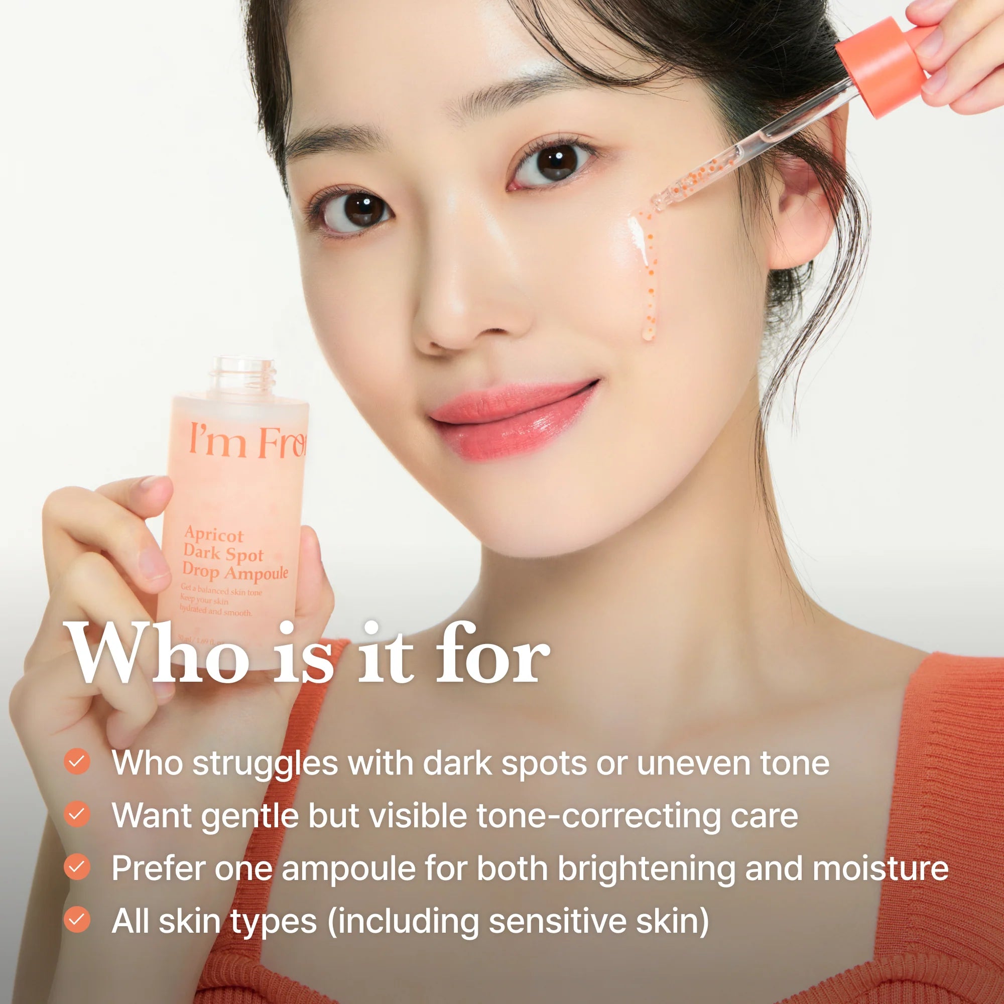 I'm From - Apricot Dark Spot Drop Ampoule-thekimyoung.com