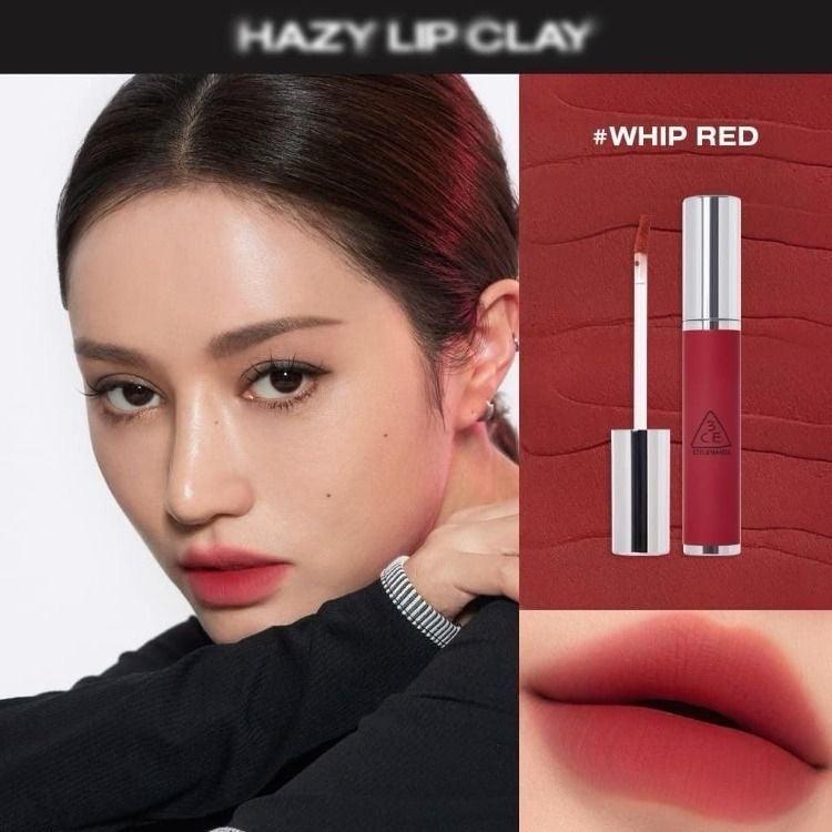 3CE Hazy Lip Clay 4g (12 Colors) LIP TINT 3CE WHIP RED