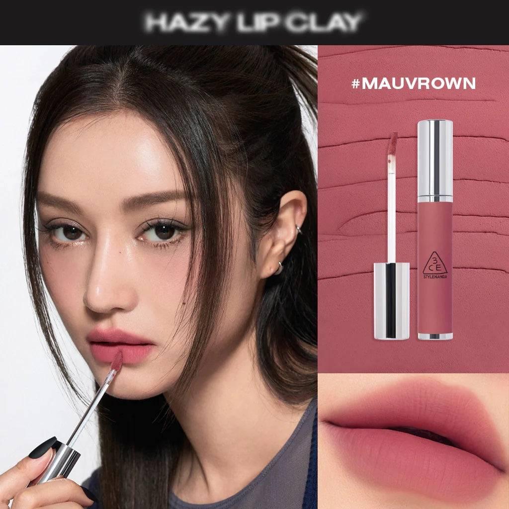 3CE Hazy Lip Clay 4g (12 Colors) LIP TINT 3CE MAUVROWN