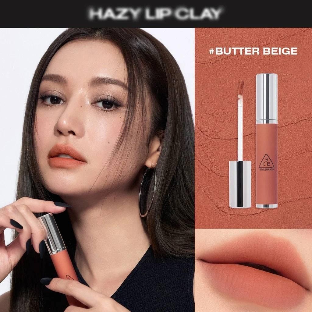 3CE Hazy Lip Clay 4g (12 Colors) LIP TINT 3CE BUTTER BEIGE