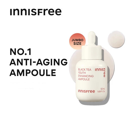 innisfree Black Tea Youth Enhancing Ampoule 50ml (Black Tea + Adenosine) Ampoule innisfree
