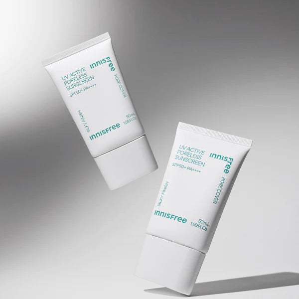 innisfree UV Active Poreless Sunscreen SPF50+ PA++++ (50ml)-thekimyoung.com