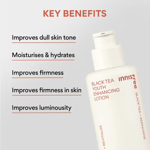 innisfree Black Tea Youth Enhancing Lotion 170ml Face lotion innisfree