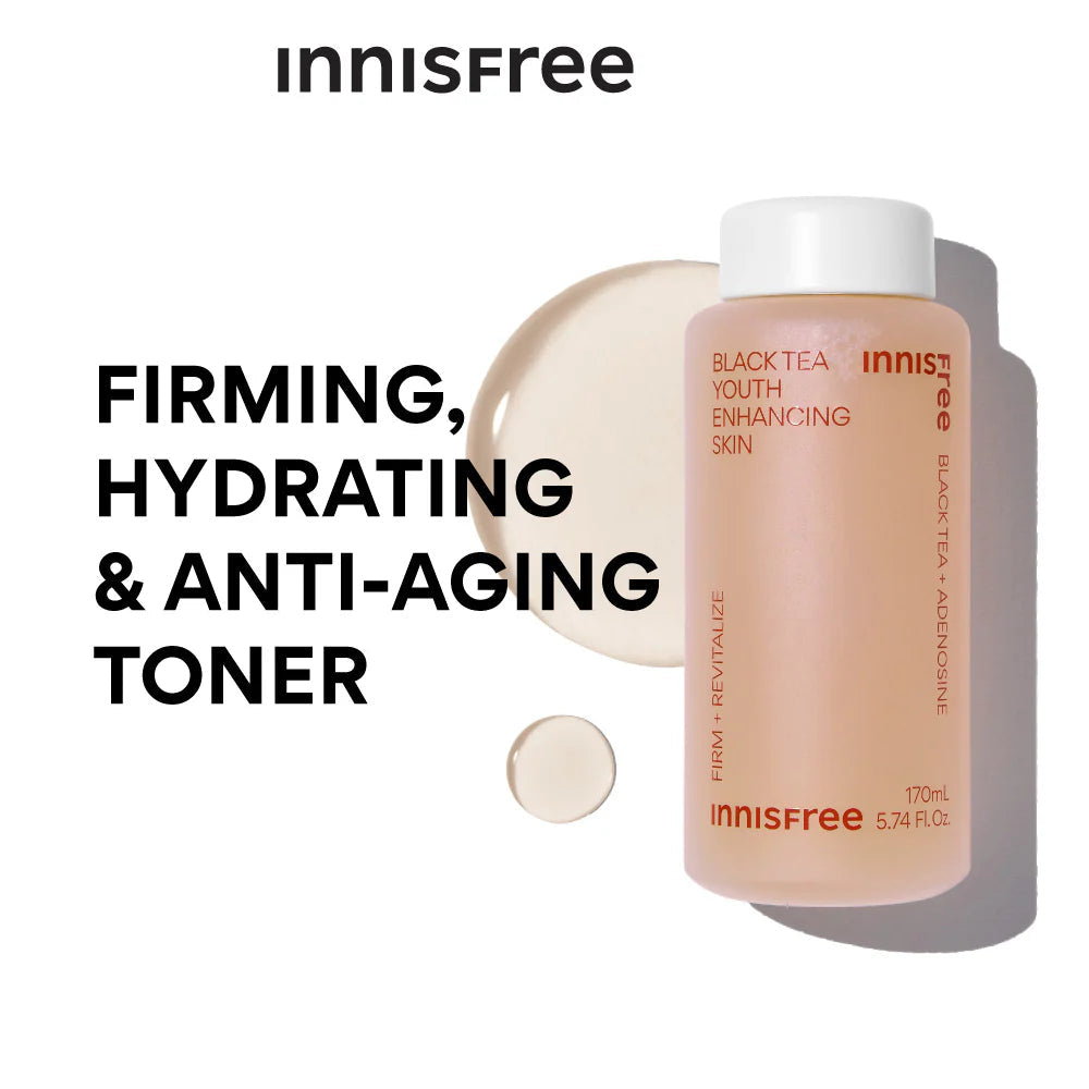innisfree Black Tea Youth Enhancing Skin 170ml-thekimyoung.com
