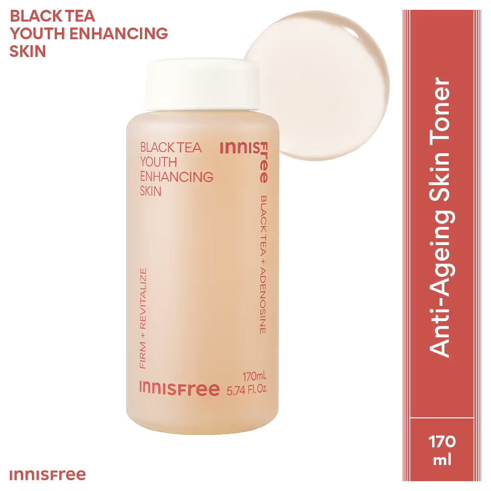 innisfree Black Tea Youth Enhancing Skin 170ml-thekimyoung.com