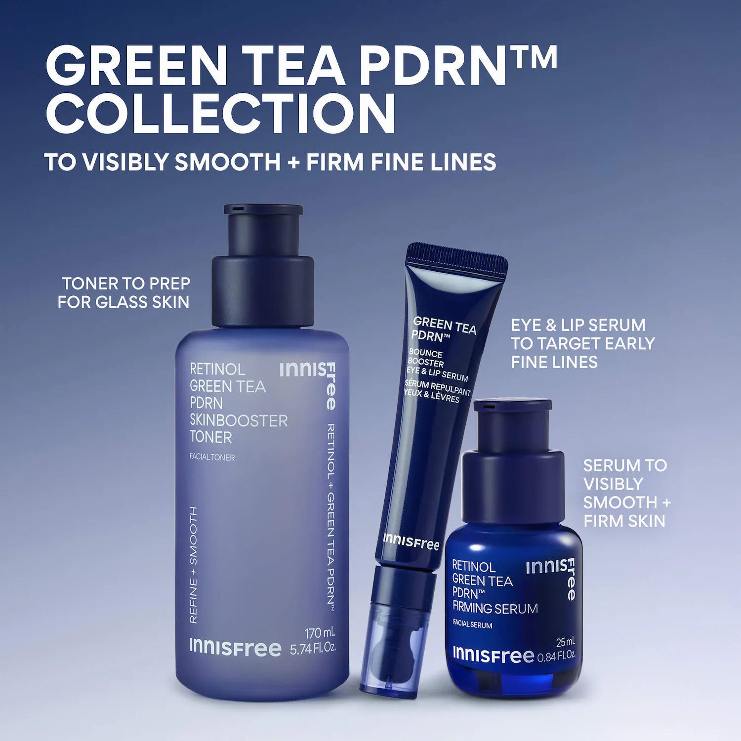 innisfree Green Tea PDRN™ Bounce Booster Eye & Lip Serum-thekimyoung.com
