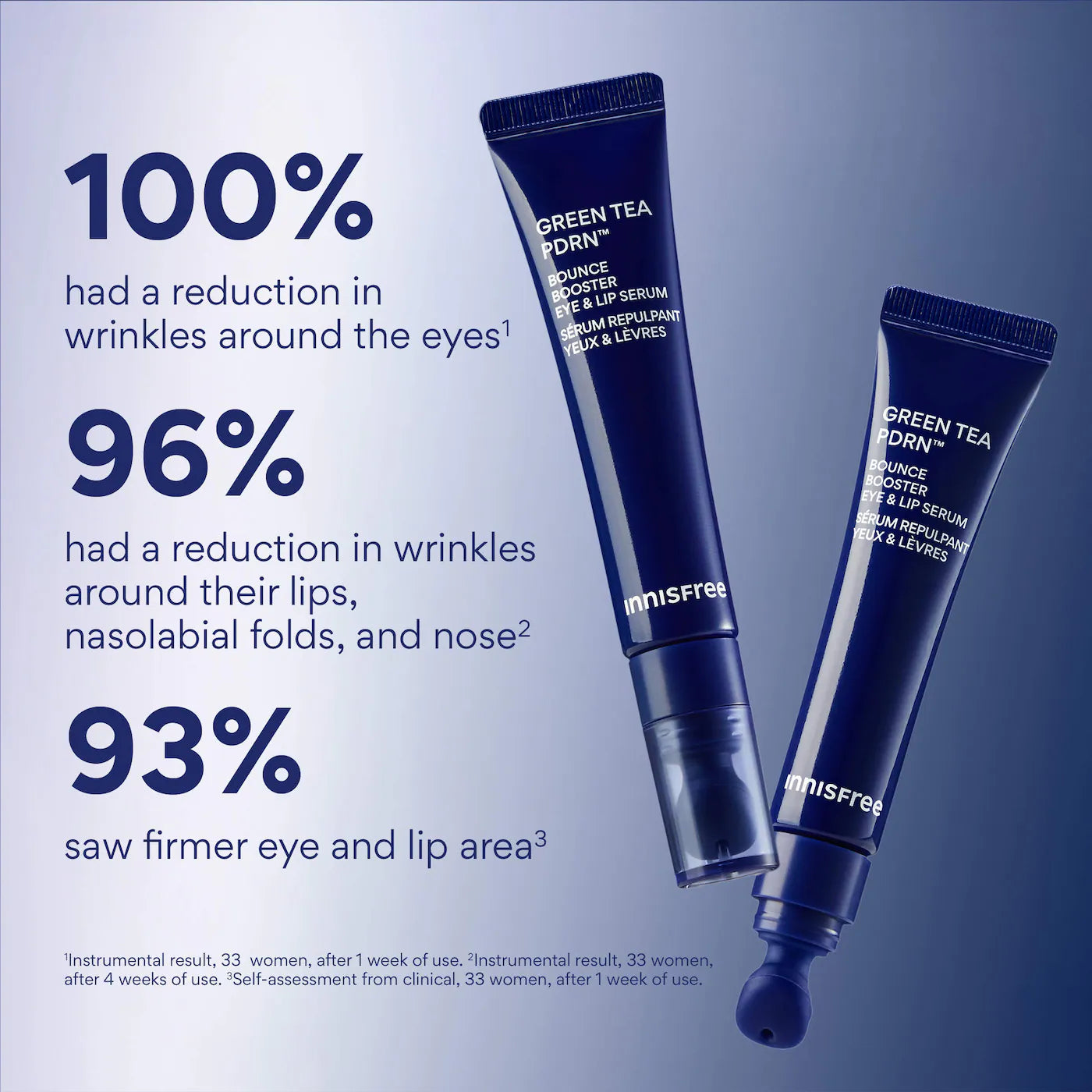 innisfree Green Tea PDRN™ Bounce Booster Eye & Lip Serum-thekimyoung.com