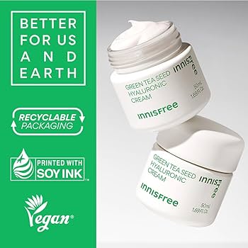 innisfree Green Tea Seed Hyaluronic Cream 50ml Moisturizer Cream innisfree