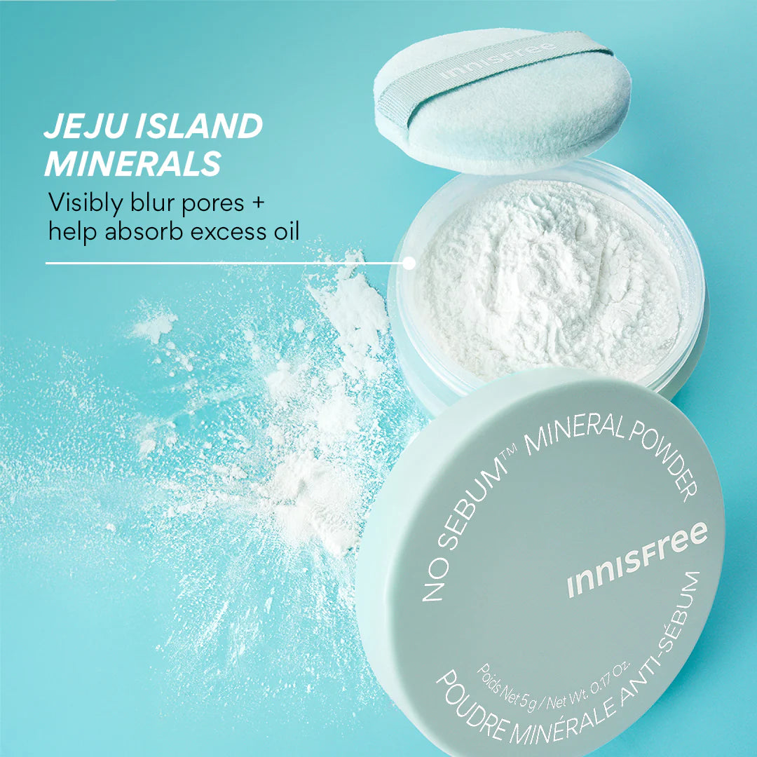 innisfree NO-SEBUM MINERAL POWDER 5g Finish Powder innisfree