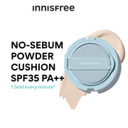 innisfree No Sebum Powder Cushion SPF35 PA++ 14g Cushion Foundation innisfree