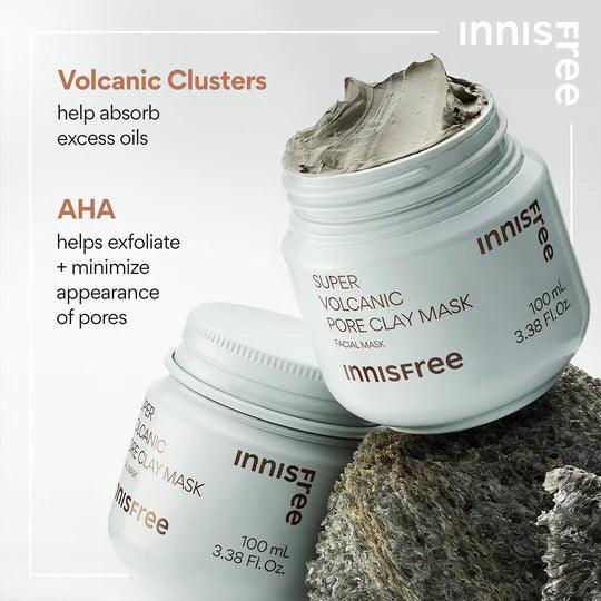 innisfree Super Volcanic Pore Clay Mask 100ml-thekimyoung.com