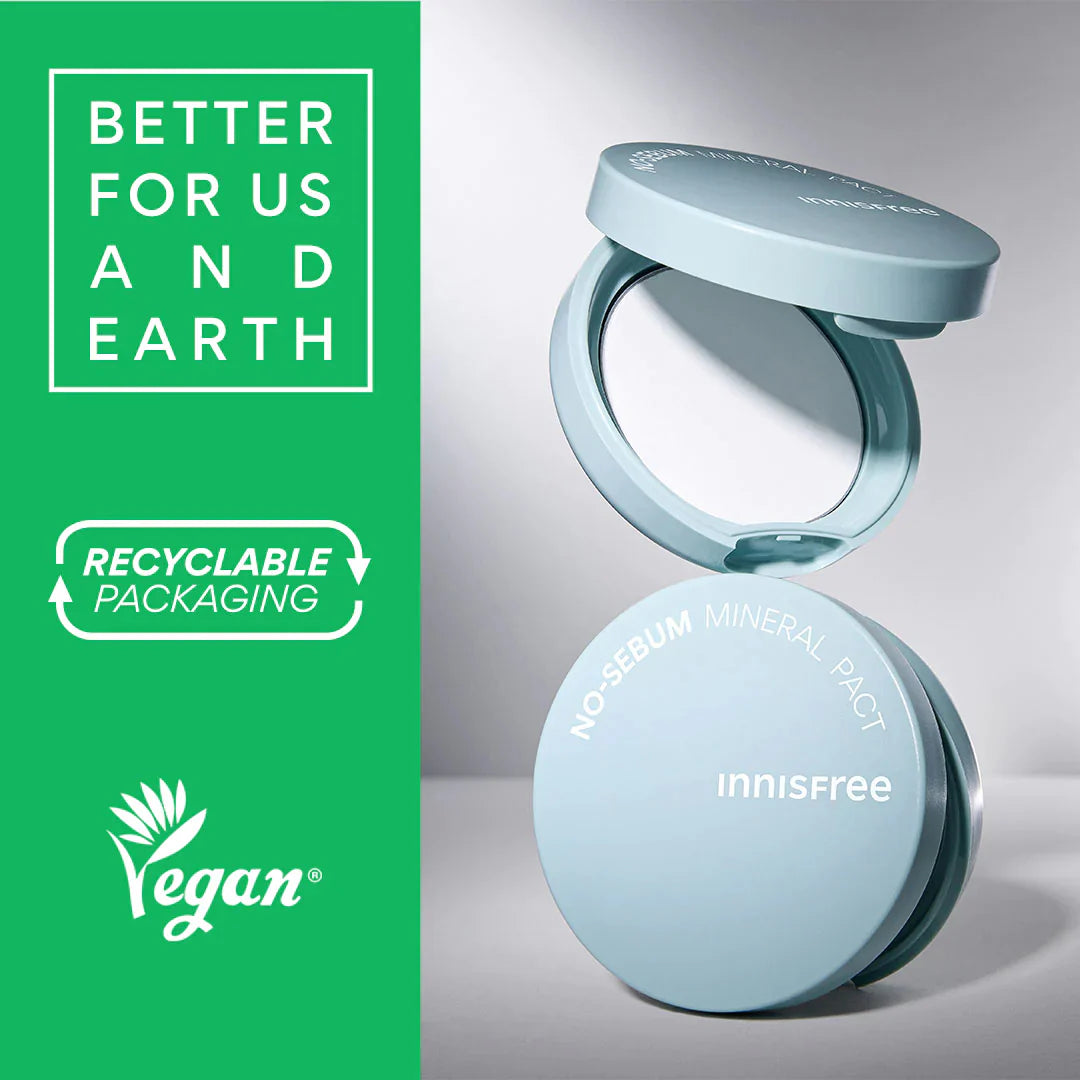innisfree No Sebum Mineral Pact 8.5g Finish Powder innisfree