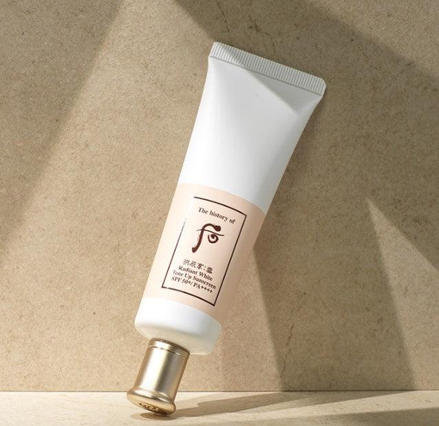 The History of Whoo - GONGJINHYANG SEOL Radiant White Tone Up Sunscreen 50ml-thekimyoung.com