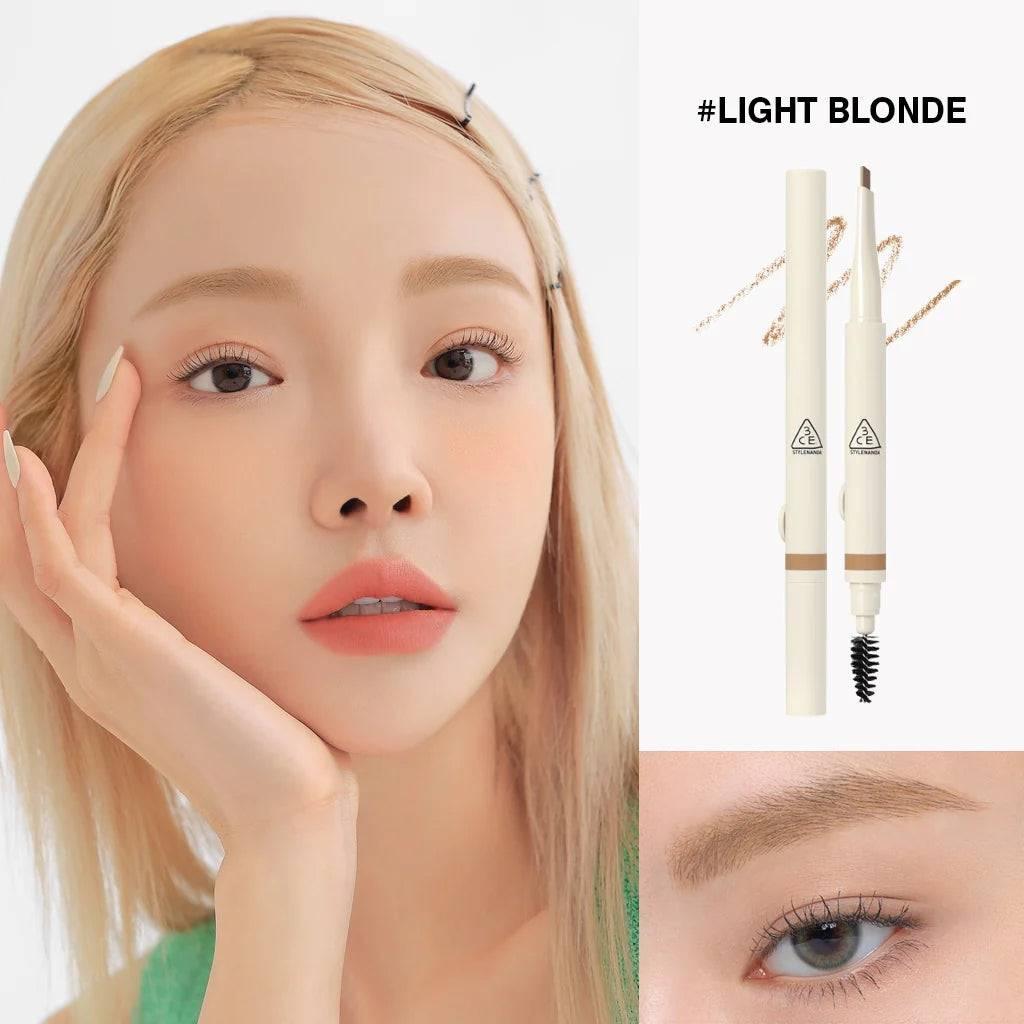 3CE EASY BROW DESIGNING PENCIL 0.13g Eyebrow Color 3CE 01 LIGHT BLONDE
