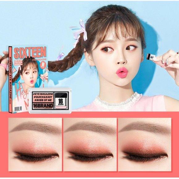 16BRAND Sixteen Eye Magazine (7colors) EYESHADOW 16BRAND #4 HEY MY DAY