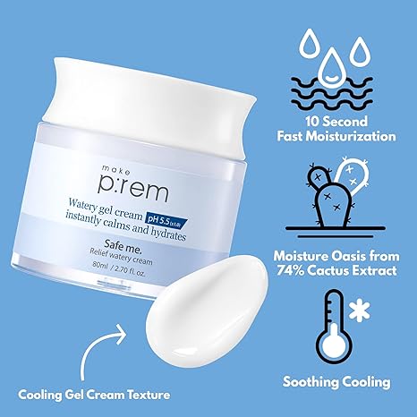 make p:rem Safe Me. Relief Watery Cream 80ml+80ml Face Cream make p:rem