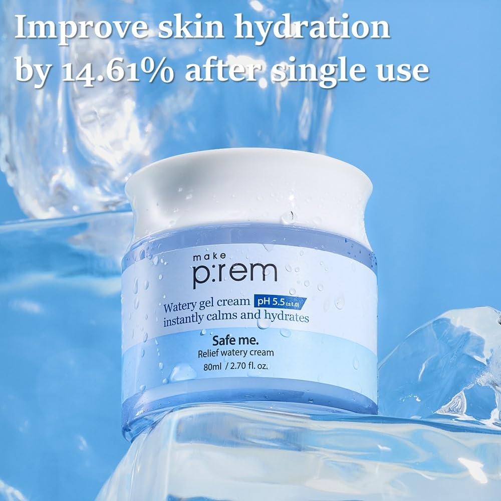 make p:rem Safe Me. Relief Watery Cream 80ml+80ml Face Cream make p:rem