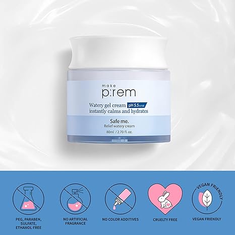 make p:rem Safe Me. Relief Watery Cream 80ml+80ml Face Cream make p:rem