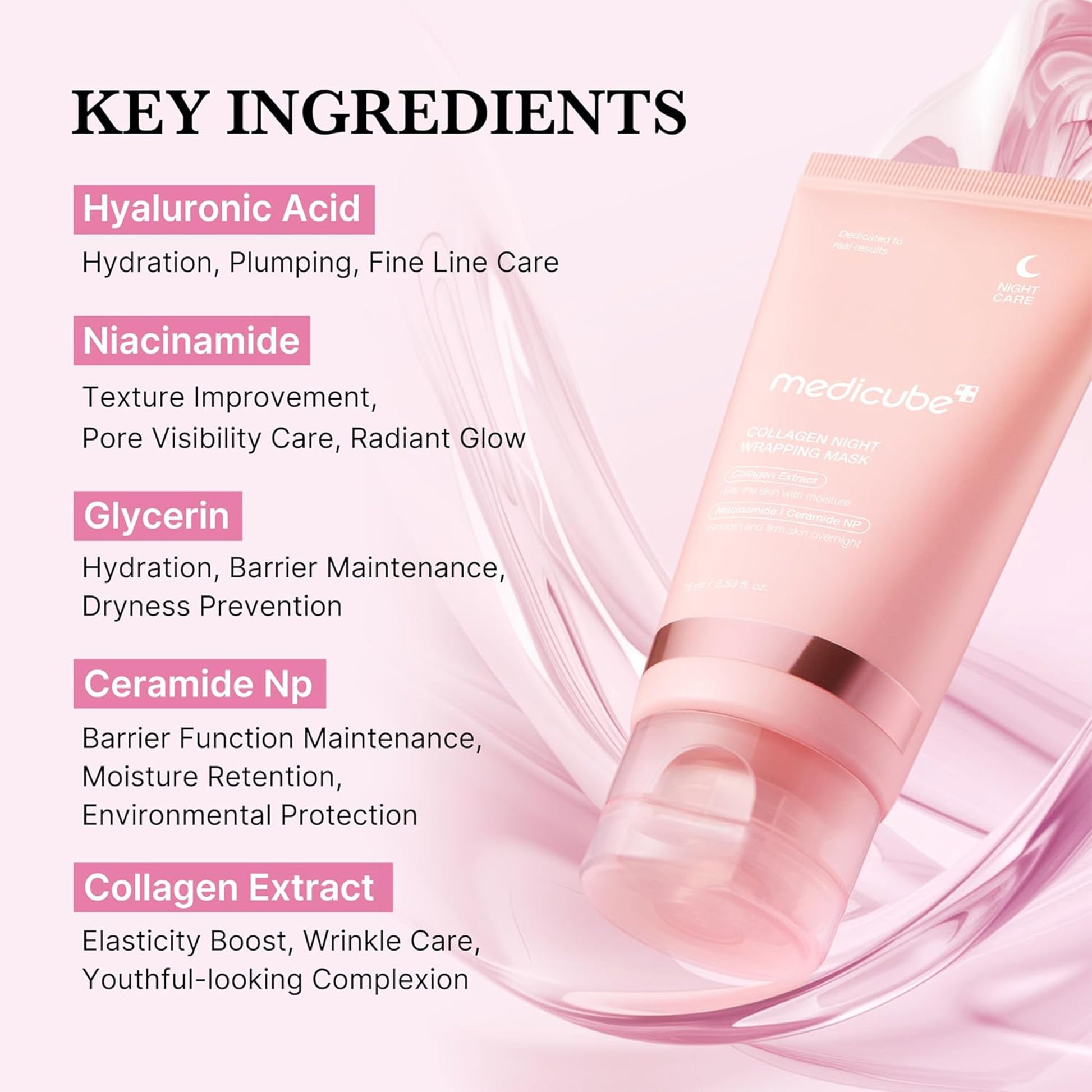 medicube Collagen Night Wrapping Mask - 75ml-thekimyoung.com