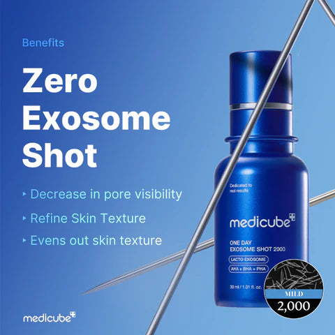 medicube Zero One Day Exosome Shot Pore Ampoule 2000 30ml Ampoule medicube