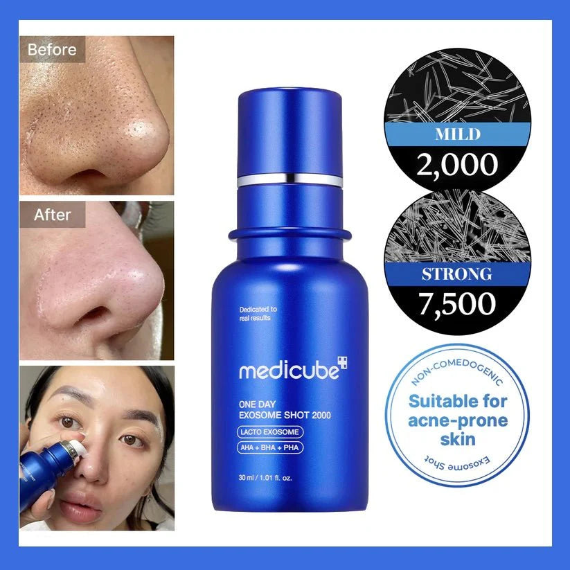 medicube Zero One Day Exosome Shot Pore Ampoule 7500 30ml Ampoule medicube