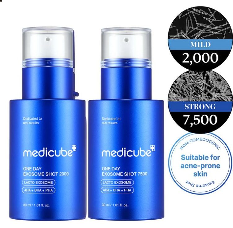 medicube Zero Exosome Shot 30ml x 2 (Bundle 2000+7500) Face Serum medicube