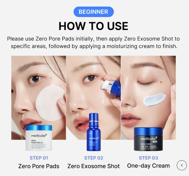 medicube Zero Exosome Shot 30ml x 2 (Bundle 2000+7500) Face Serum medicube