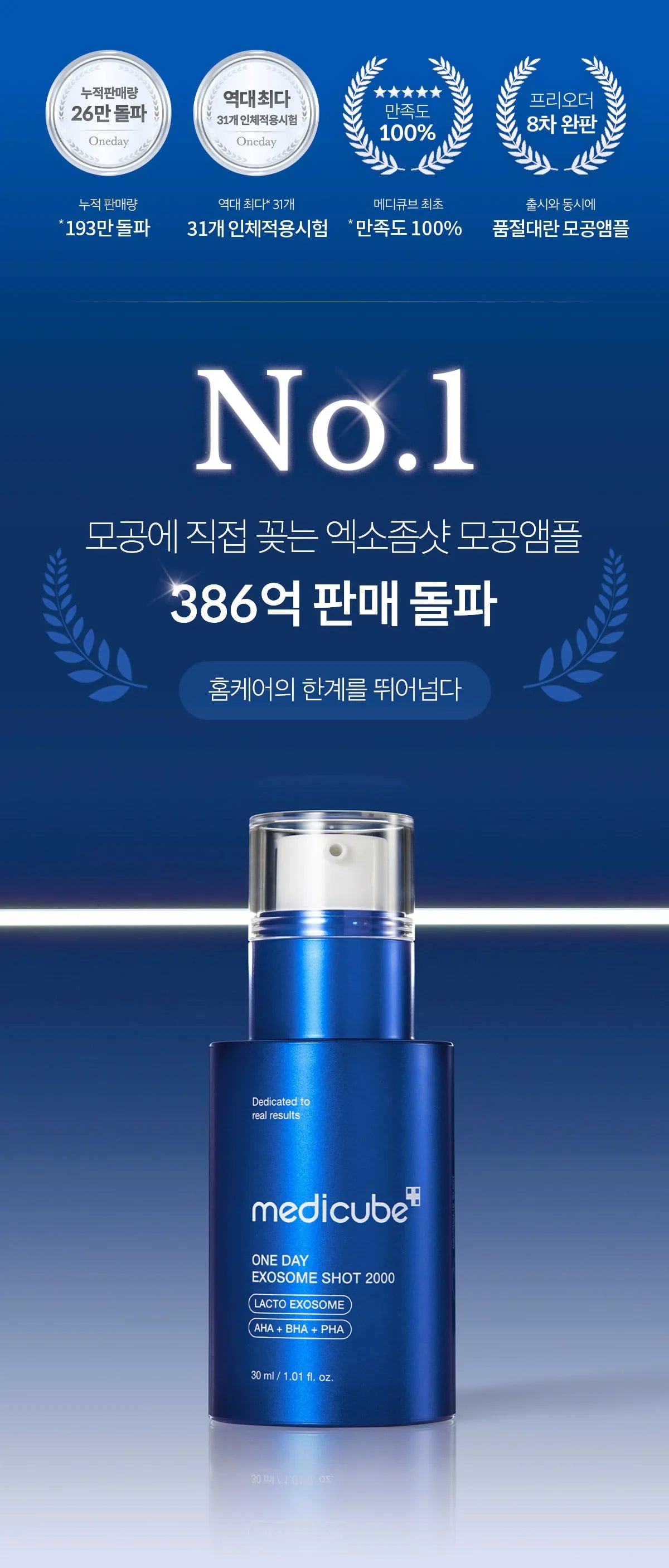 medicube Zero Exosome Shot 30ml (2000/7500) Face Serum medicube