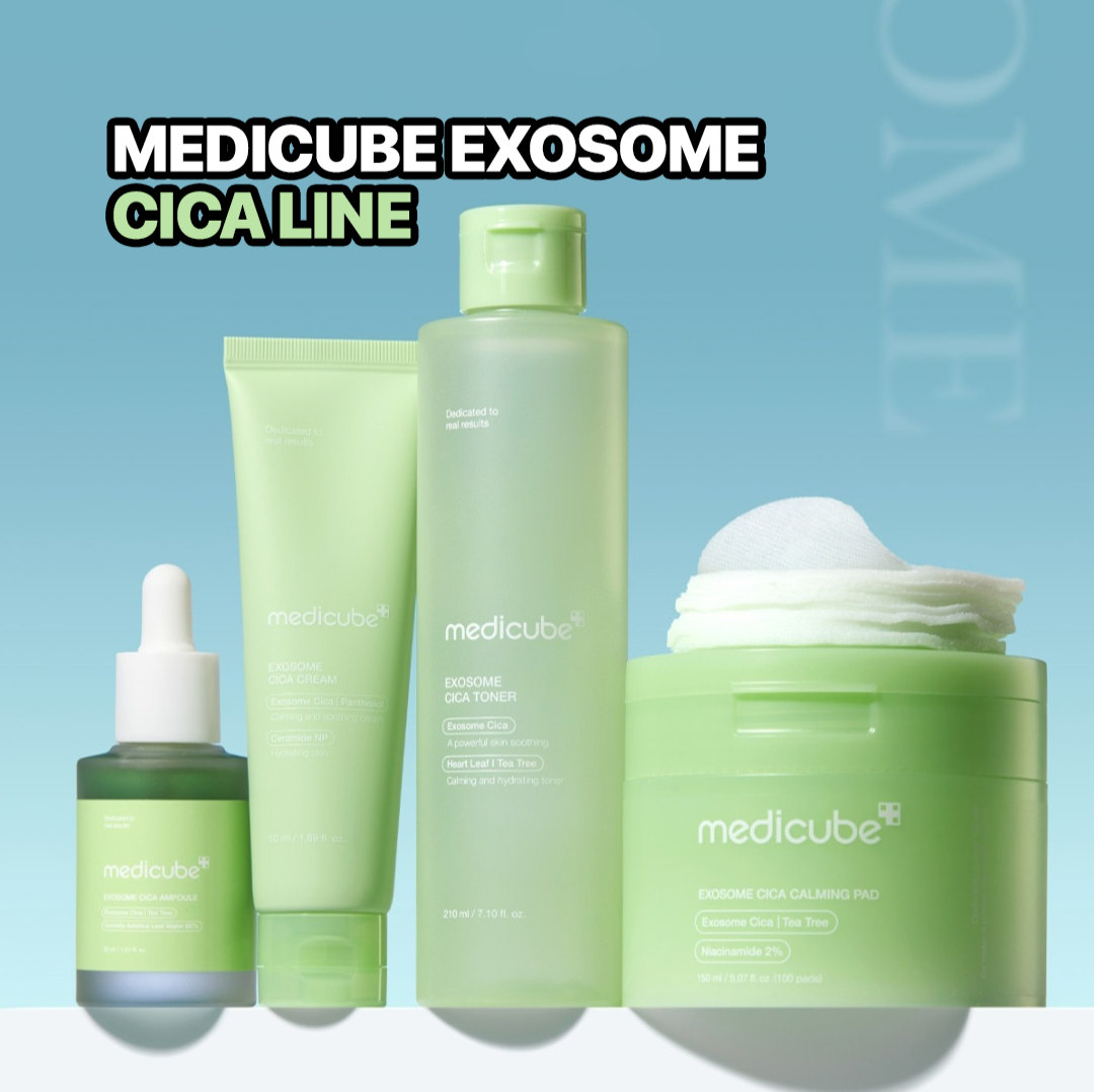 medicube Exosome Cica 4-piece set for sensitive & bumpy skin Face Serum medicube