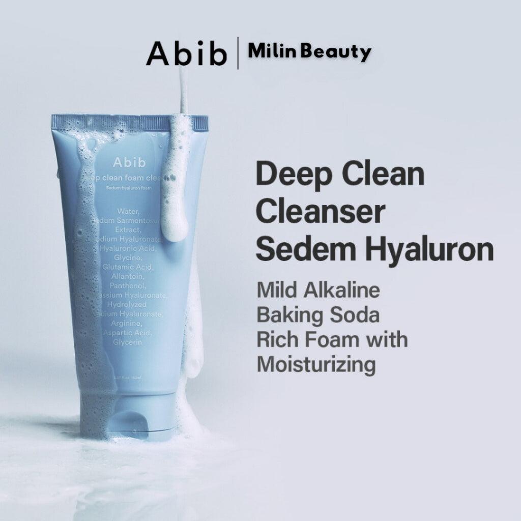 Abib Deep clean foam cleanser Sedum Hyaluron foam 50ml Cleansing Foam Abib