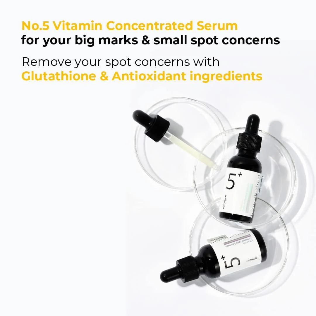numbuzin No.5+ Vitamin Concentrated Serum-thekimyoung.com