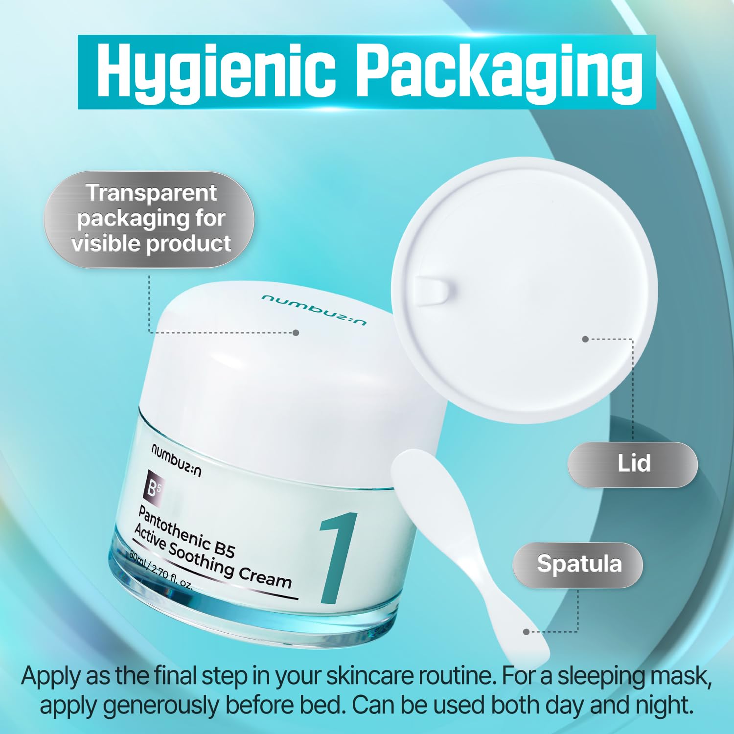 numbuzin No.1 Pantothenic B5 Active Soothing Cream-thekimyoung.com