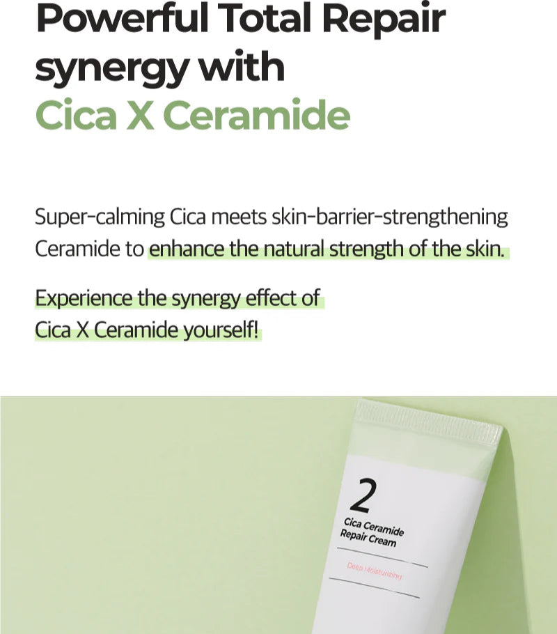 numbuzin No.2 Cica Ceramide Repair Cream-thekimyoung.com