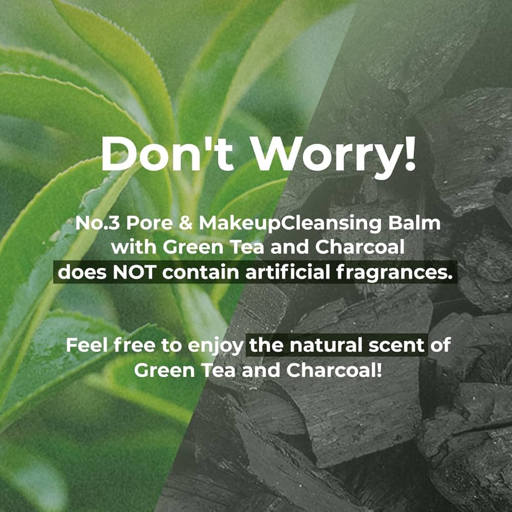 numbuzin No.3 Pore & Makeup Cleansing Balm with Green Tea and Charcoal Cleansing Balm numbuzin