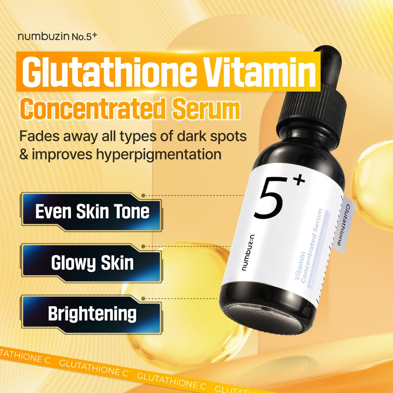 numbuzin No.5+ Vitamin Concentrated Serum-thekimyoung.com
