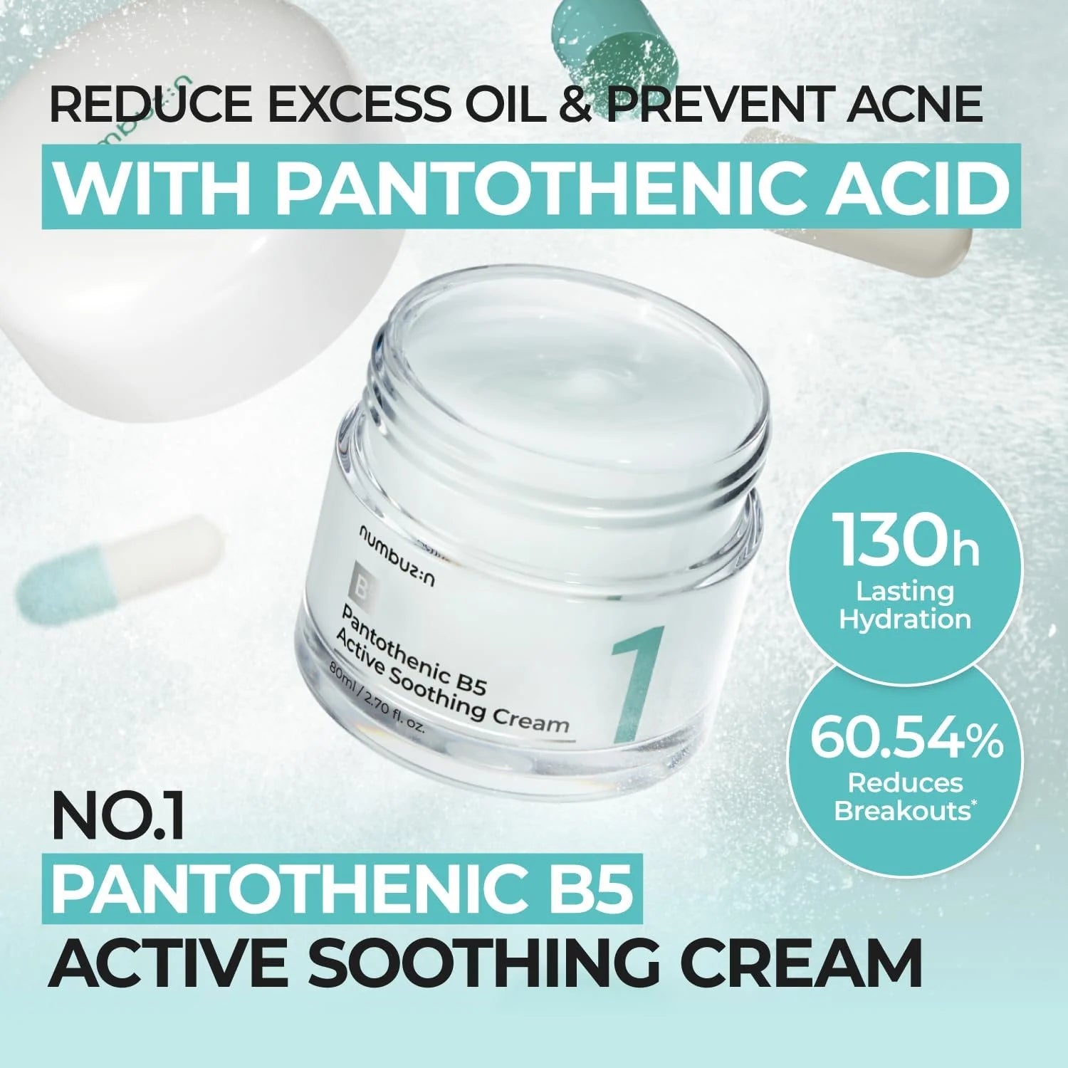 numbuzin No.1 Pantothenic B5 Active Soothing Cream-thekimyoung.com