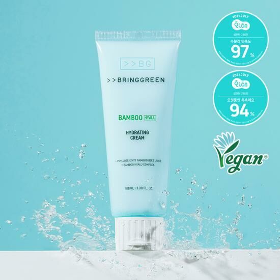 BRINGGREEN Bamboo Hyalu Hydrating Cream 100ml-thekimyoung.com