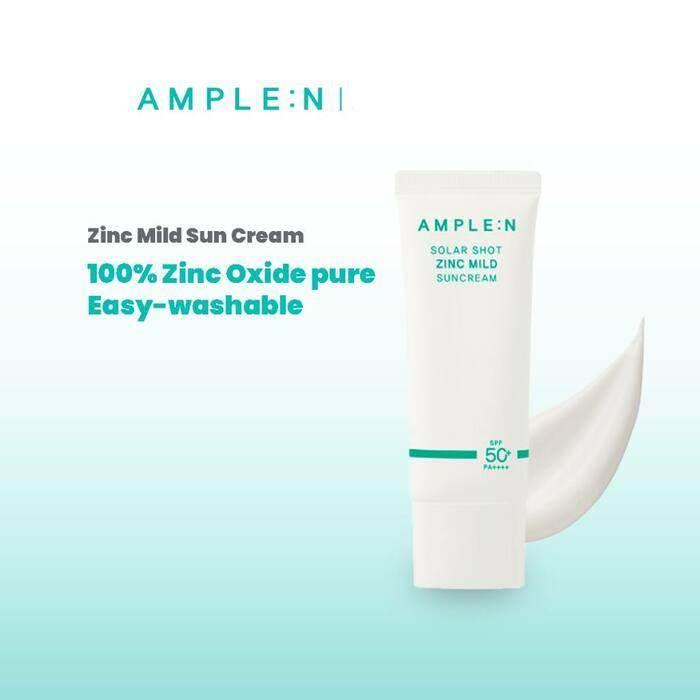 AMPLE:N Solar Shot Zinc Mild Suncream 40ml SPF 50+ PA++++-thekimyoung.com