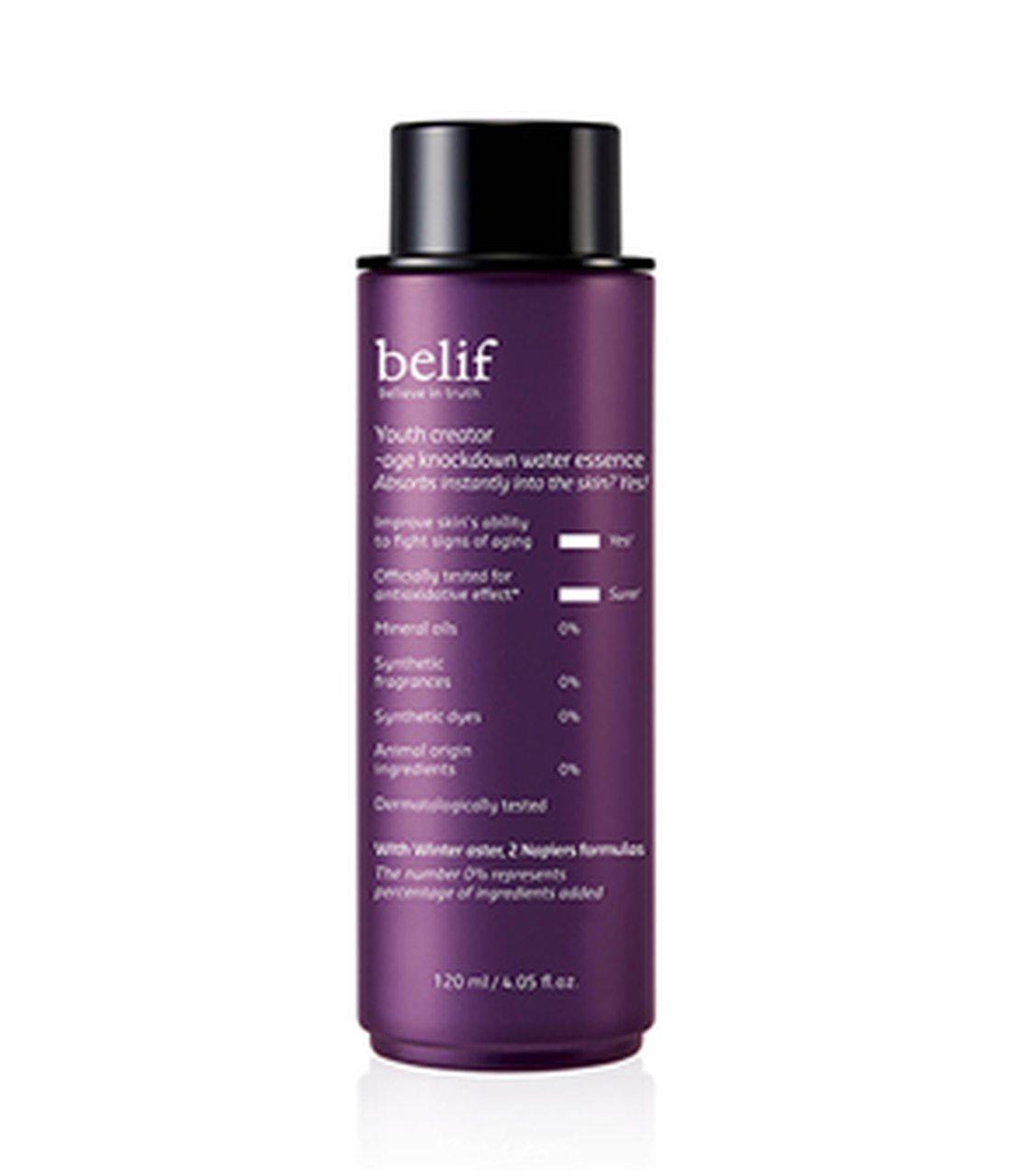belif Youth Creator - Age Knockdown Water Essence 120ml-thekimyoung.com