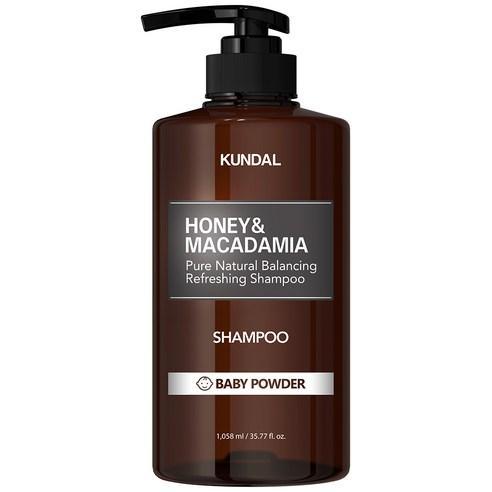 KUNDAL HONEY & MACADAMIA Natural Shampoo (Baby Powder) 1058ml-thekimyoung.com