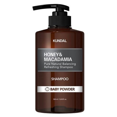 KUNDAL HONEY & MACADAMIA Natural Shampoo (Baby Powder) 500ml-thekimyoung.com