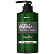 KUNDAL Tea Tree & Macadamia Deep Cleansing Shampoo Baby Powder 1058ml-thekimyoung.com
