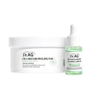 Dr.AG+ Cica Repair Peeling Pad 40p + Cica Hyaluronic Calming Ampoule 25ml SET-thekimyoung.com