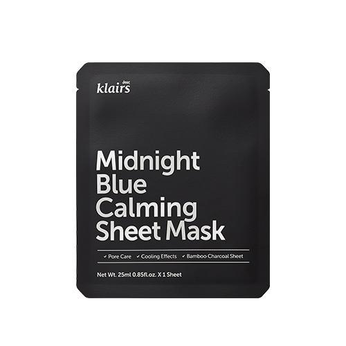 KLAIRS Midnight Blue Calming Sheet Mask 25mL x 10ea Mask Sheet KLAIRS