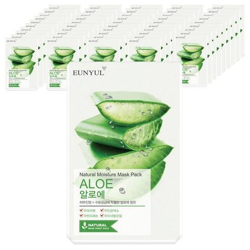 EUNYUL Aloe Natural Moisture Mask Pack 22ml x 50ea-thekimyoung.com