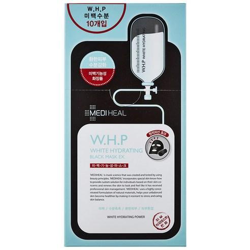 MEDIHEAL W.H.P White Hydrating Black Mask EX 25ml x 10ea-thekimyoung.com