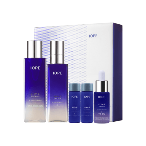 IOPE Stem 3 Softener & Emulsion Skincare SET-thekimyoung.com