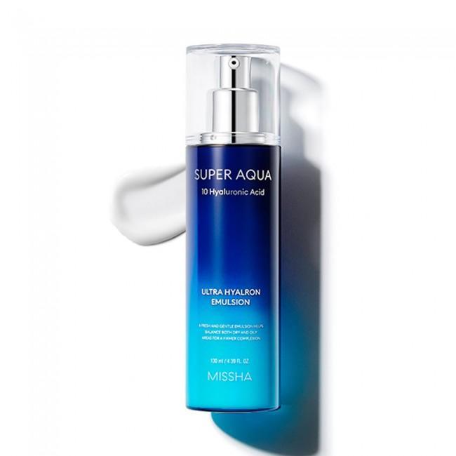 MISSHA Super Aqua Ultra Hyalron Emulsion 130ml-thekimyoung.com