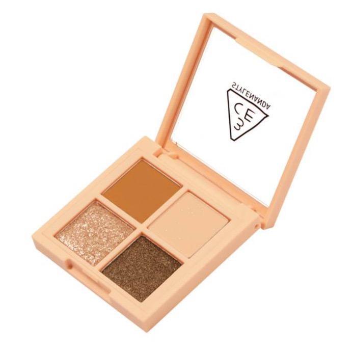 3CE MINI MULTI EYE COLOR PALETTE 3.5g #ALMOND FUDGE-thekimyoung.com