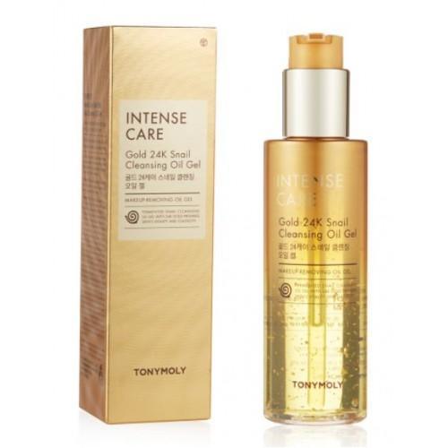 TONYMOLY Intense Care Gold 24k Snail Cleansing Oil Gel 190ml-thekimyoung.com